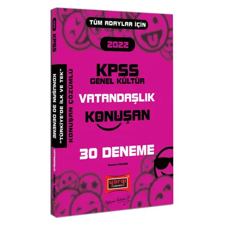 Yargı 2022 KPSS Tüm Adaylar İçin Genel Kültür Vatandaşlık Konuşan 30 Deneme
