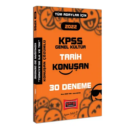 Yargı 2022 KPSS Tüm Adaylar İçin Genel Kültür Tarih Konuşan 30 Deneme