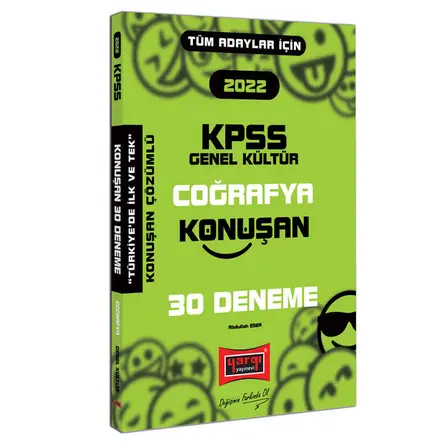 Yargı 2022 KPSS Tüm Adaylar İçin Genel Kültür Coğrafya Konuşan 30 Deneme