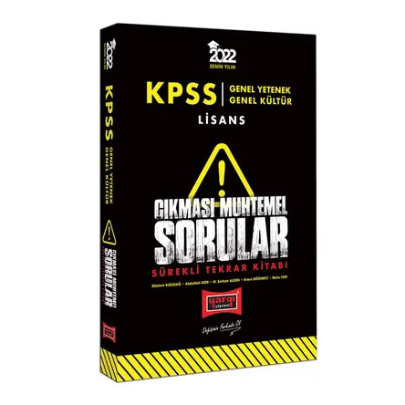 Yargı 2022 KPSS GY GK Lisans Çıkması Muhtemel Sorular