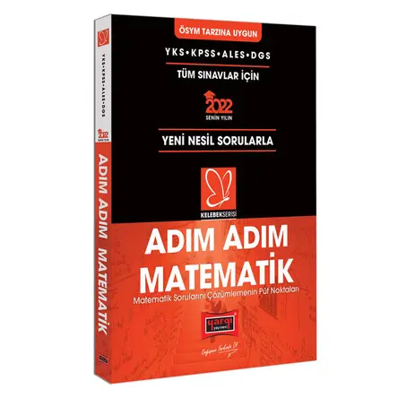 Yargı 2022 YKS KPSS ALES DGS Kelebek Serisi Adım Adım Matematik Soru Bankası ve Püf Noktaları