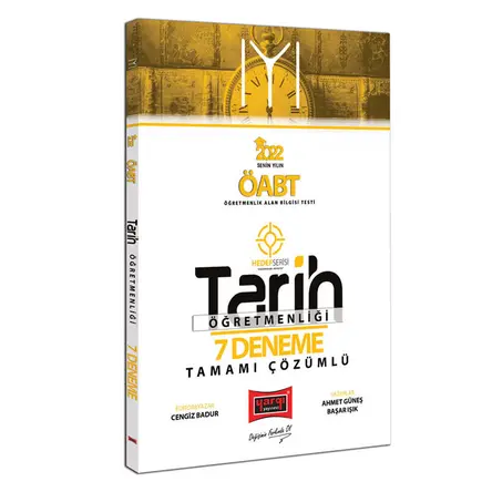 Yargı 2022 ÖABT IYI Hedef Serisi Tarih Öğretmenliği Tamamı Çözümlü 7 Deneme