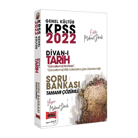 Yargı 2022 KPSS Genel Kültür Divan-ı Tarih Tamamı Çözümlü Soru Bankası