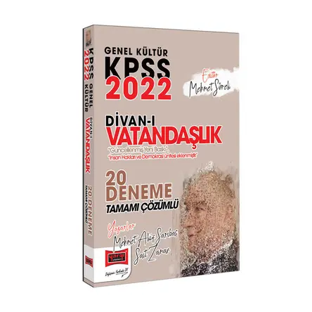 Yargı 2022 KPSS Genel Kültür Divanı Vatandaşlık Tamamı Çözümlü 20 Deneme