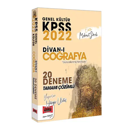 Yargı 2022 KPSS Genel Kültür Divanı Coğrafya Tamamı Çözümlü 20 Deneme