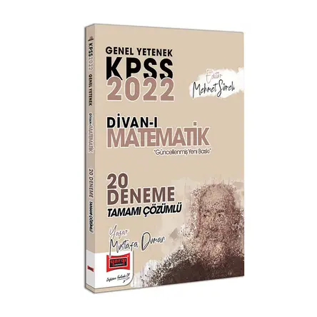 Yargı 2022 KPSS Genel Yetenek Divan-ı Matematik Tamamı Çözümlü 20 Deneme
