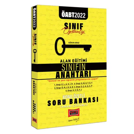Yargı 2022 ÖABT Sınıf Öğretmenliği Alan Eğitim Sınıfın Anahtarı Çözümlü Konu Özetli Soru Bankası