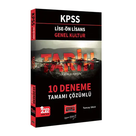 Yargı 2022 Lise Ön Lisans Genel Kültür Tarih Tamamı Çözümlü 10 Deneme