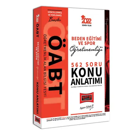 Yargı 2022 ÖABT Performans Beden Eğitimi Öğretmenliği Konu Anlatımı