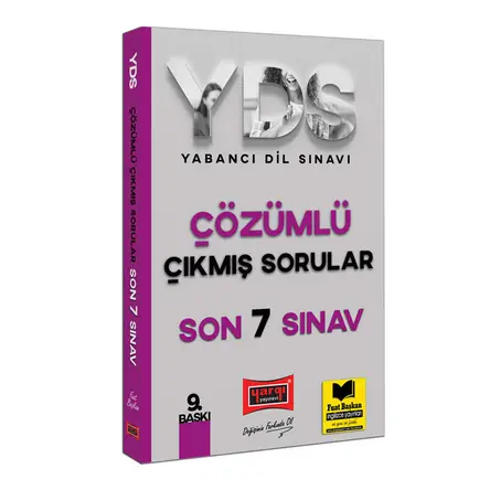 Yargı YDS Son 7 Sınav Çözümlü Çıkmış Sorular