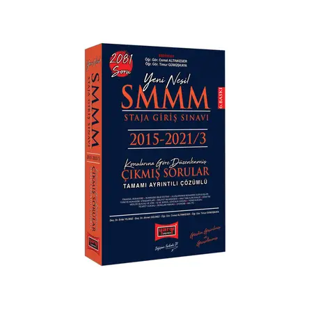 Yargı 2022 SMMM Staja Giriş Sınavı Çözümlü Çıkmış Sorular (2015-2021/3) 6