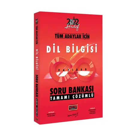 Yargı 2022 Hedef Serisi Tüm Adaylar İçin Payidar Dil Bilgisi Tamamı Çözümlü Soru Bankası