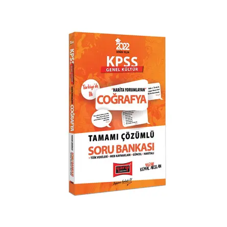 Yargı 2022 KPSS Harita Yorumlayan Tamamı Çözümlü Coğrafya Soru Bankası