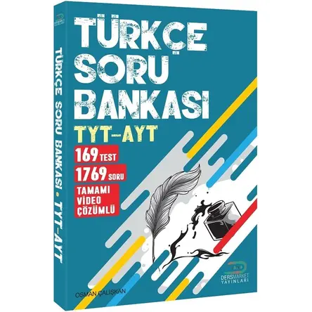 DersMarket YKS TYT AYT Türkçe Soru Bankası Video Çözümlü