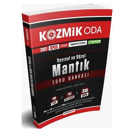 Kozmik Oda 2021 KPSS Sayısal ve Sözel Mantık Soru Bankası PDF Çözümlü