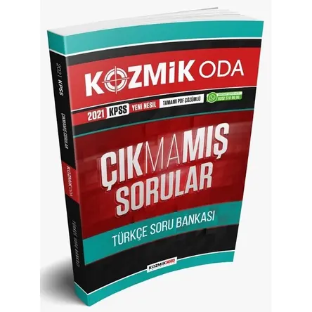Kozmik Oda 2021 KPSS Türkçe Çıkmamış Sorular Soru Bankası PDF Çözümlü