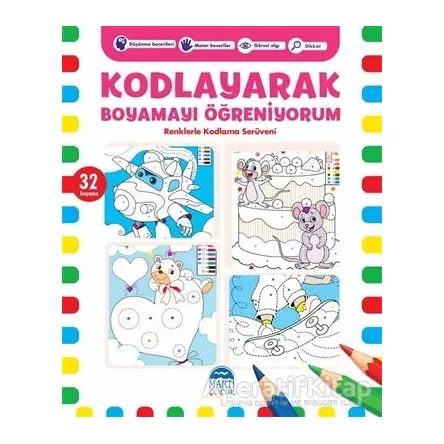 Kodlayarak Boyamayı Öğreniyorum 5 - Kerem Altındağ - Martı Çocuk Yayınları