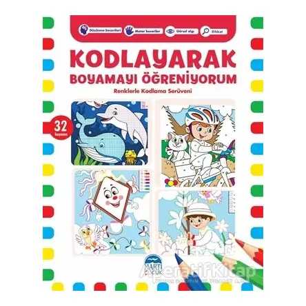 Kodlayarak Boyamayı Öğreniyorum 6 - Kerem Altındağ - Martı Çocuk Yayınları