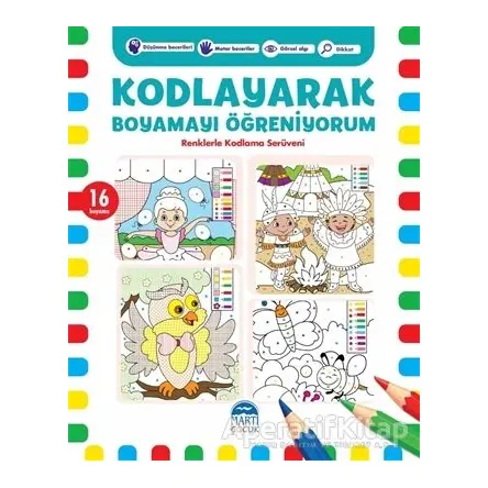 Kodlayarak Boyamayı Öğreniyorum 2 - Kerem Altındağ - Martı Çocuk Yayınları