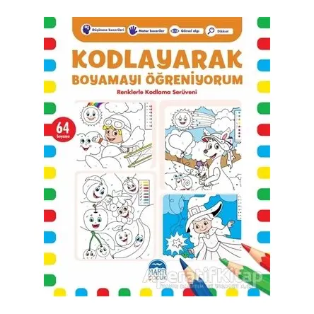 Kodlayarak Boyamayı Öğreniyorum 7 - Kerem Altındağ - Martı Çocuk Yayınları