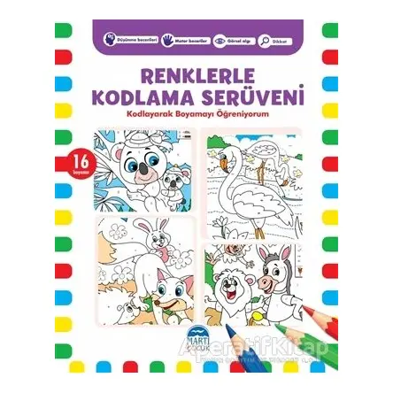 Renklerle Kodlama Serüveni 4 - Kerem Altındağ - Martı Çocuk Yayınları