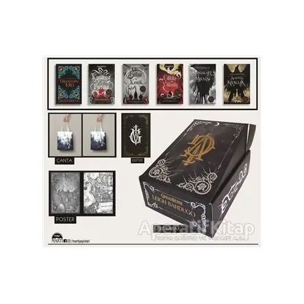 Grisha Verse (Poster-Çanta-Defter Hediyeli - 6 Kitap Set) - Leigh Bardugo - Martı Yayınları