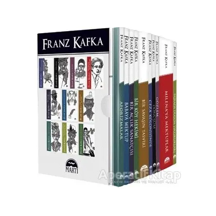 Franz Kafka Set (10 Kitap Takım) - Franz Kafka - Martı Yayınları