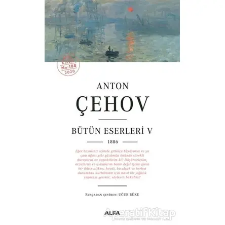 Anton Çehov Bütün Eserleri 5 - Anton Pavloviç Çehov - Alfa Yayınları