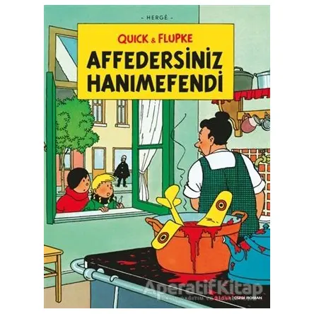 Affedersiniz Hanımefendi - Quick ve Flupke - Herge - Alfa Yayınları