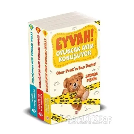 Eyvah! Oyuncak Ayım Konuşuyor Set (3 Kitap Takım) - Şebnem Pişkin - Dokuz Çocuk