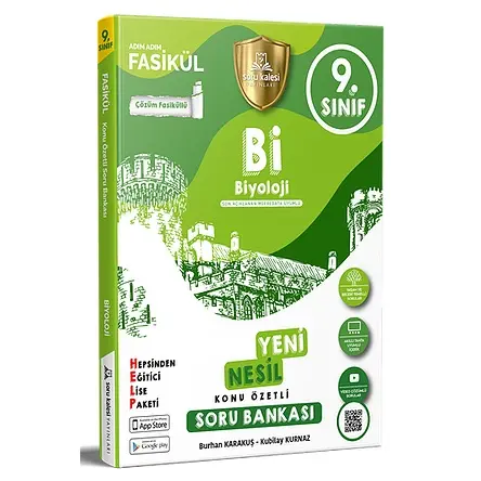 Soru Kalesi 9. Sınıf Biyoloji Konu Özetli Soru Bankası