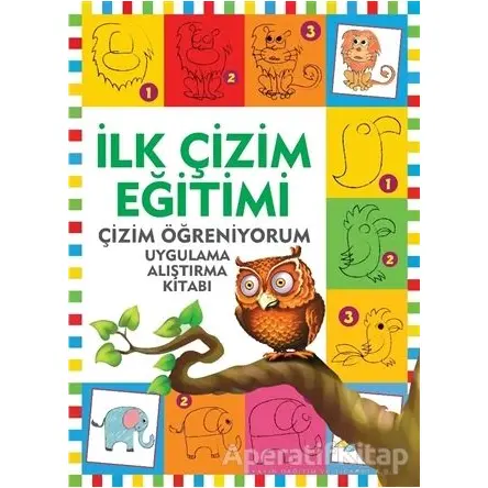 İlk Çizim Eğitimi - Çizim Öğreniyorum - Kolektif - Halk Kitabevi