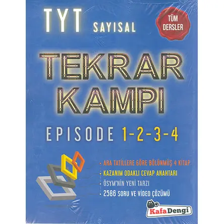 KafaDengi TYT Tüm Dersler Tekrar Kampı (Sayısal)
