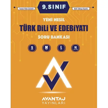 Avantaj 9. Sınıf Türk Dili ve Edebiyatı Soru Bankası 2024 öncesi müfredat