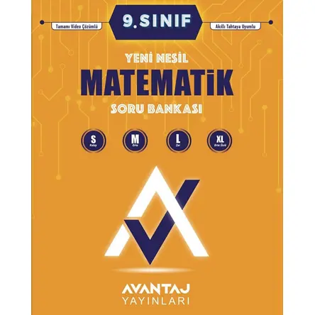 Avantaj 9. Sınıf Matematik Soru Bankası 2024 öncesi müfredat