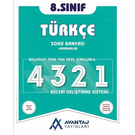 Avantaj 8. Sınıf Türkçe Soru Bankası ve Deneme