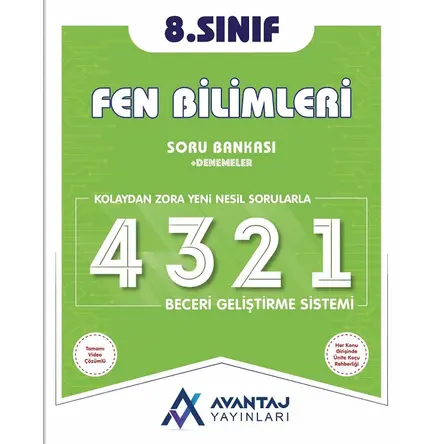Avantaj 8.Sınıf Fen Bilimleri Soru Bankası ve Deneme