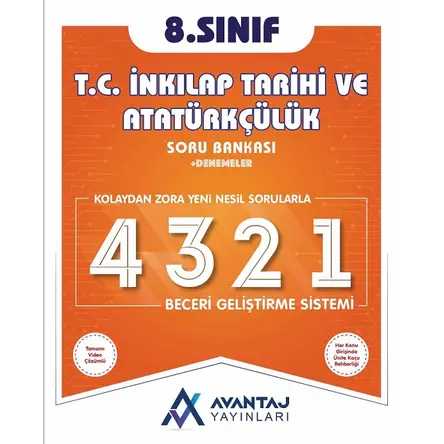 Avantaj 8. Sınıf T.C.İnkılap Tarihi ve Atatürkçülük Soru Bankası ve Deneme