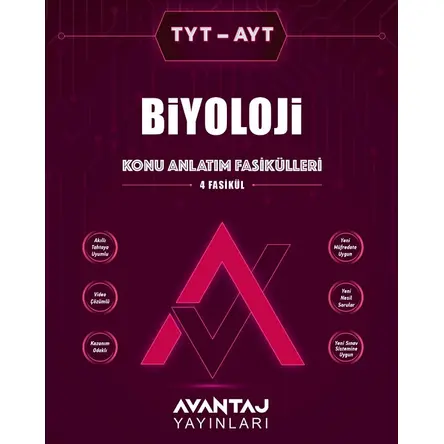 Avantaj TYT AYT Biyoloji Konu Fasikülleri