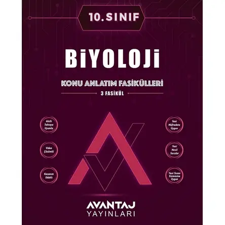 Avantaj 10. Sınıf Biyoloji Konu Anlatım Fasikülleri