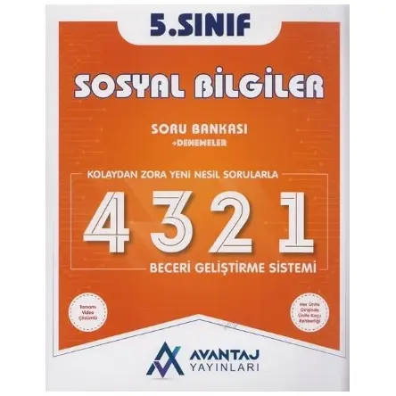 Avantaj 5. Sınıf Sosyal Bilgiler Soru Bankası ve Deneme