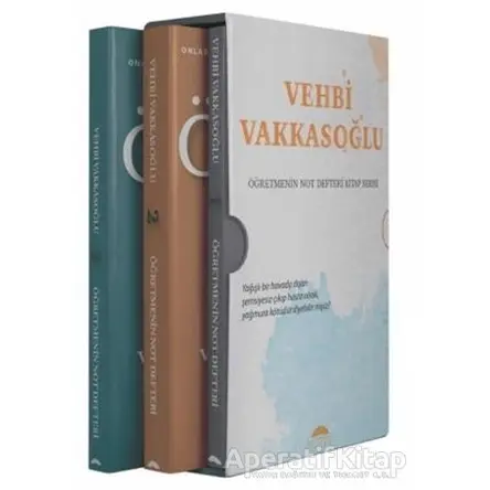 Öğretmenin Not Defteri Kitap Serisi (3 Kitap) - Vehbi Vakkasoğlu - Motto Yayınları