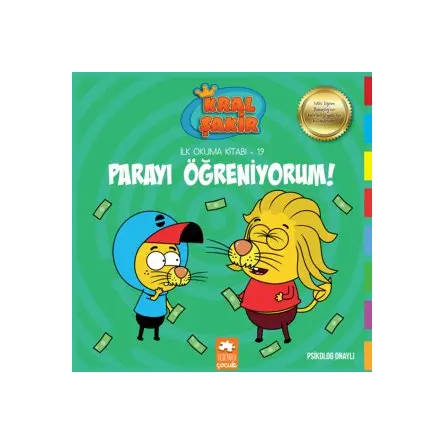 Parayı Öğreniyorum - Kral Şakir İlk Okuma Kitabım 19 - Varol Yaşaroğlu - Eksik Parça Yayınları
