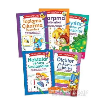 Akıllı Matematik (5 Kitap Takım) - Kolektif - Halk Kitabevi