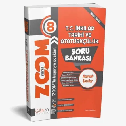 Günay 8. Sınıf TC İnkılap Tarihi ve Atatükçülük Zoom Soru Bankası