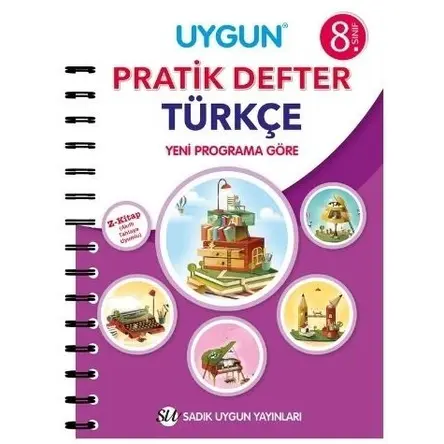 Sadık Uygun 8. Sınıf Türkçe Pratik Defter