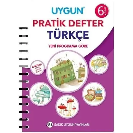 Sadık Uygun 6. Sınıf Türkçe Pratik Defter