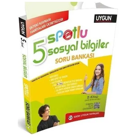 Sadık Uygun 5. Sınıf Sosyal Bilgiler Spotlu Soru Bankası