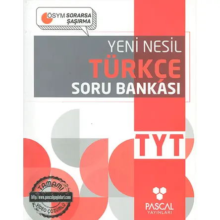 TYT Türkçe Soru Bankası Pascal Yayınları