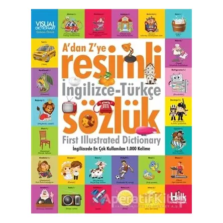 Adan Zye Resimli İngilizce - Türkçe Sözlük - Kolektif - Halk Kitabevi